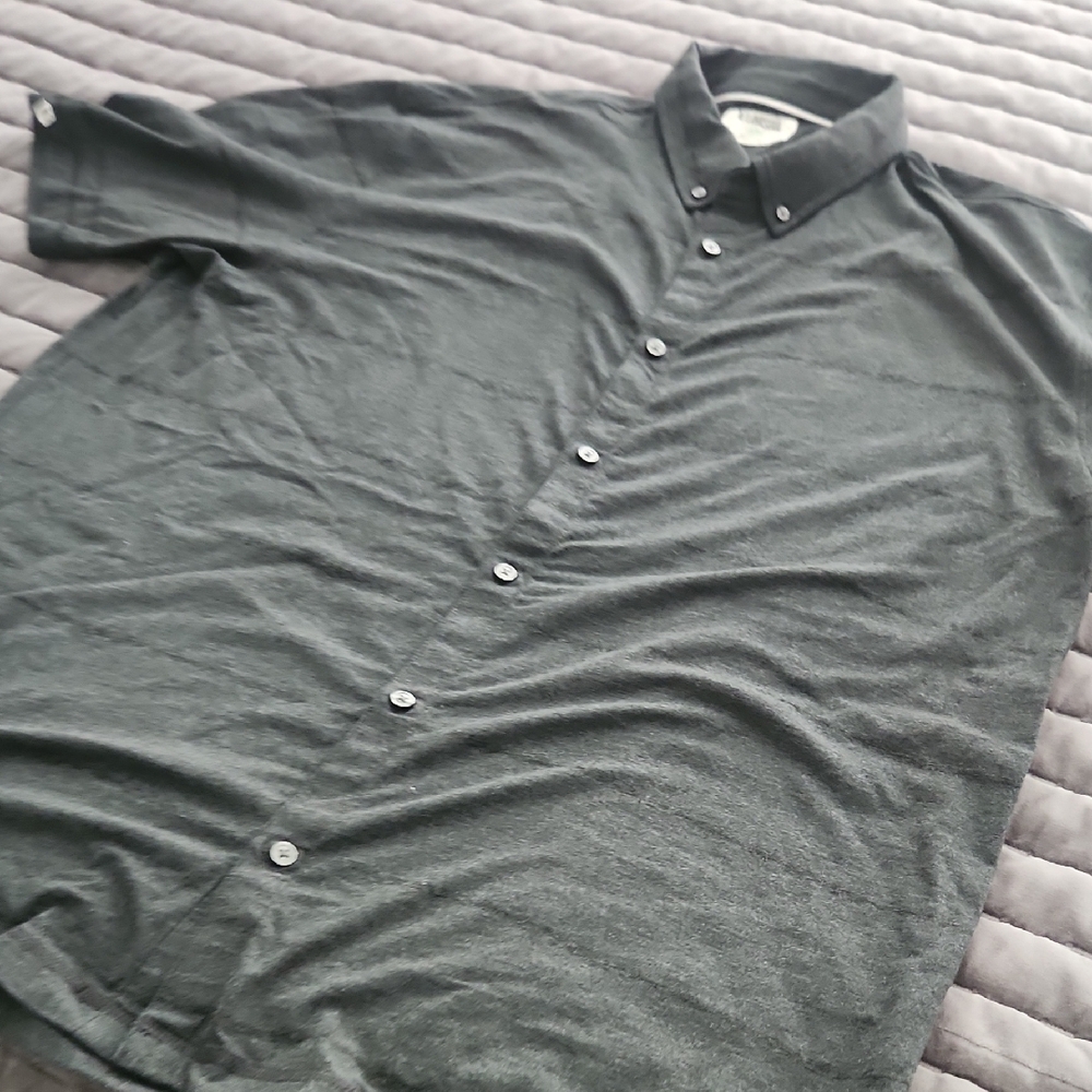 Linksoul Charcoal Button-Down Shirt